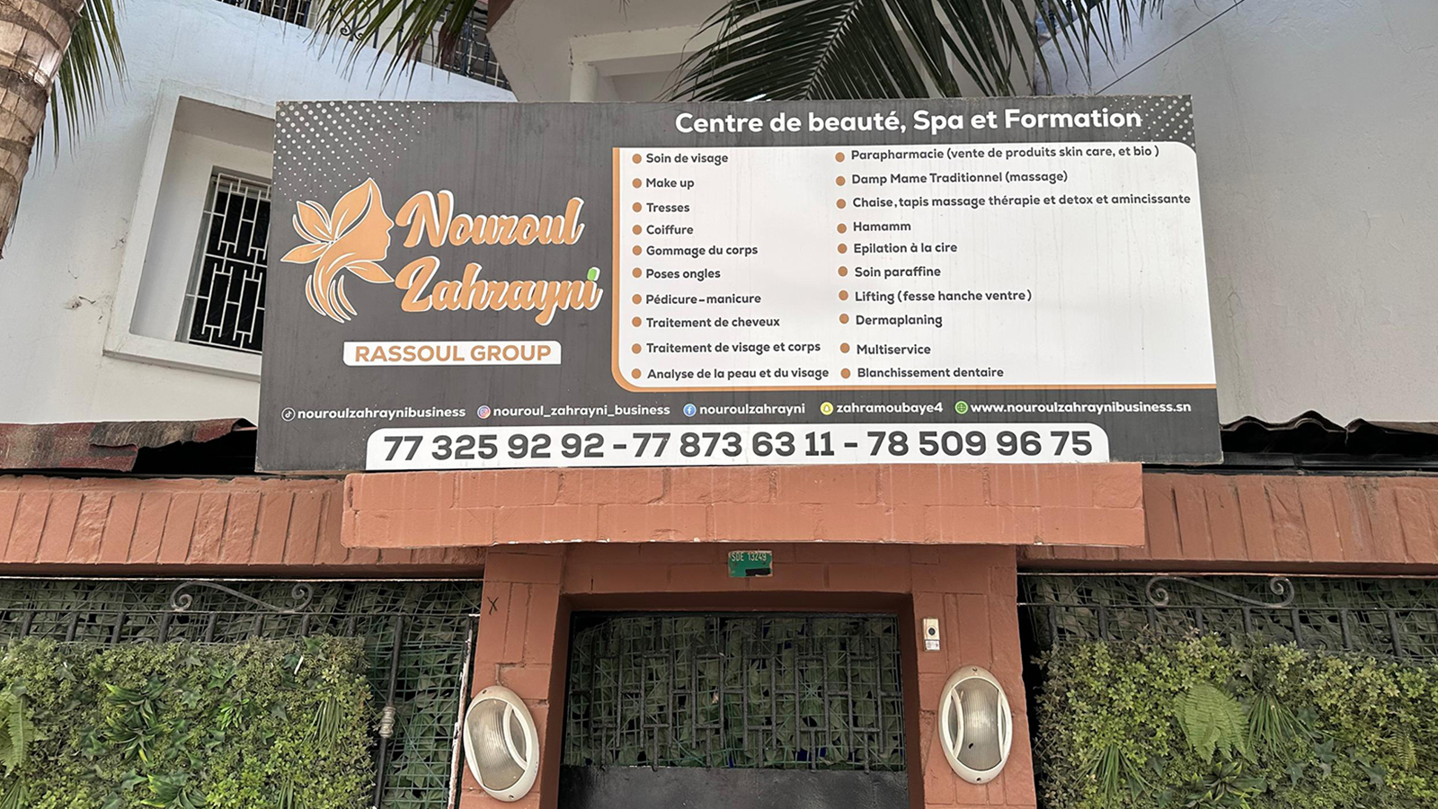 Ambiance intérieure du spa Nurul Zahrayni