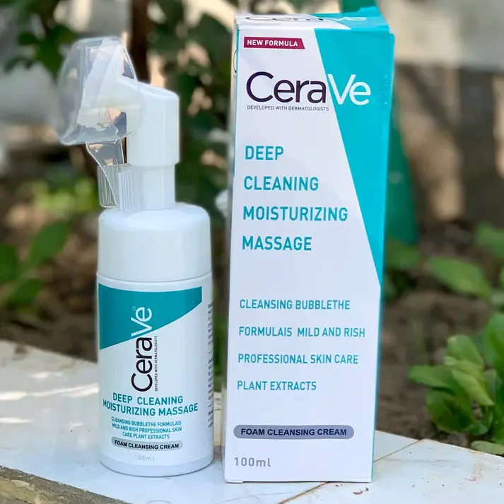DEEP CERAVE CLEANSING MOISTURIZING MASSAGE